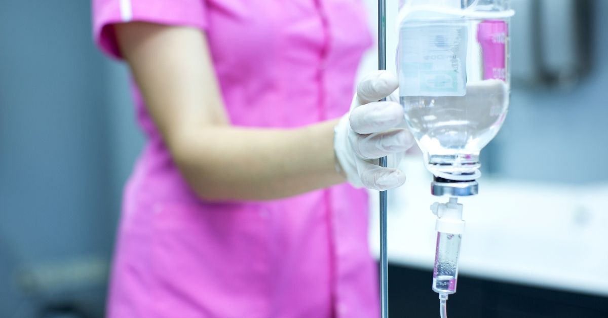 A female nurse.