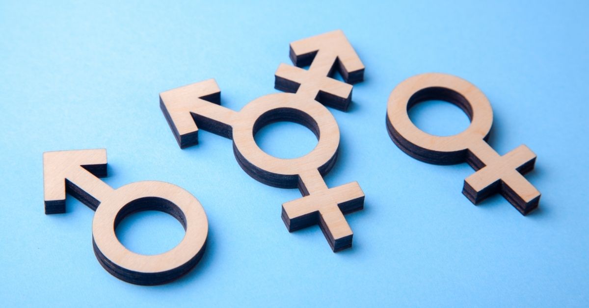 Male and female symbols.