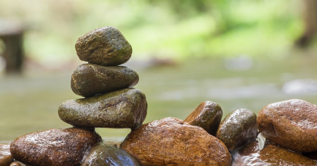 Zen stones.